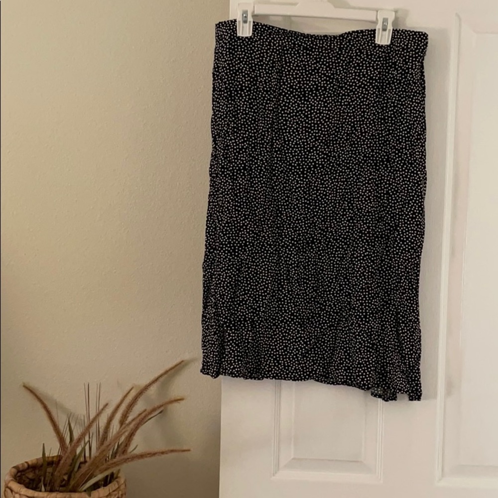 14th & Union Polka Dot Midi Skirt